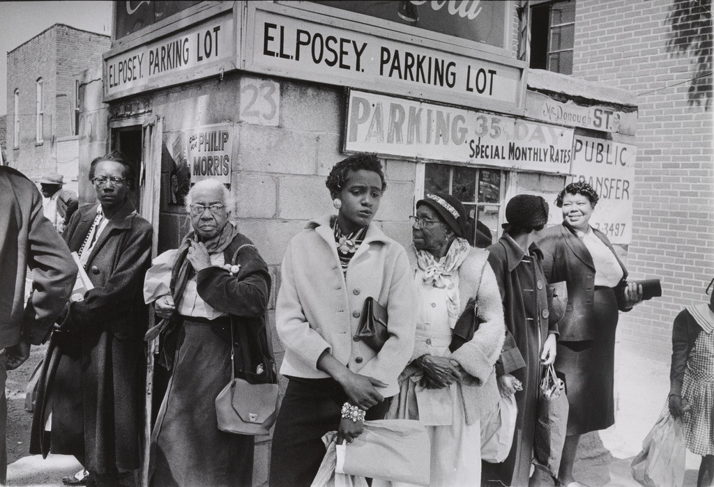 Bus Boycott, Mongomery, Alabama, Dan Weiner, 1956