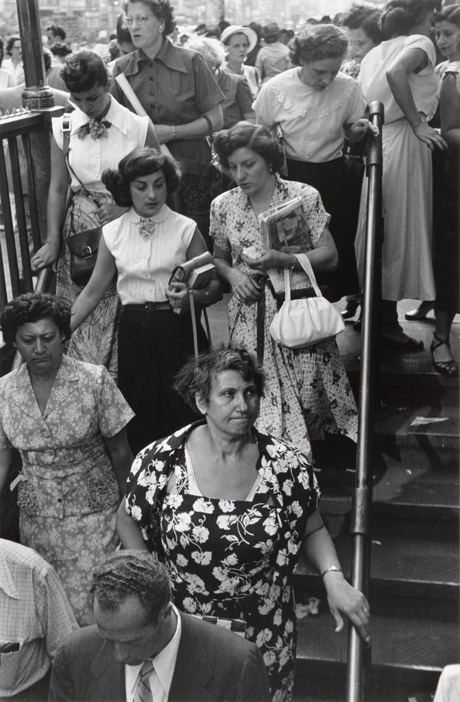 Subway Riders at Herald Square, New York, Dan Weiner, 1951