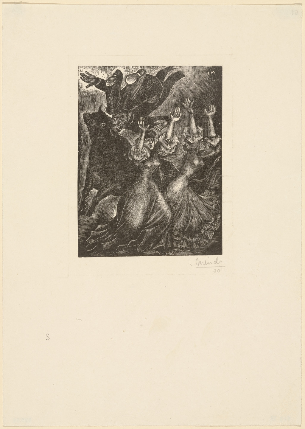 Leopoldo Méndez. The Bull. 1930