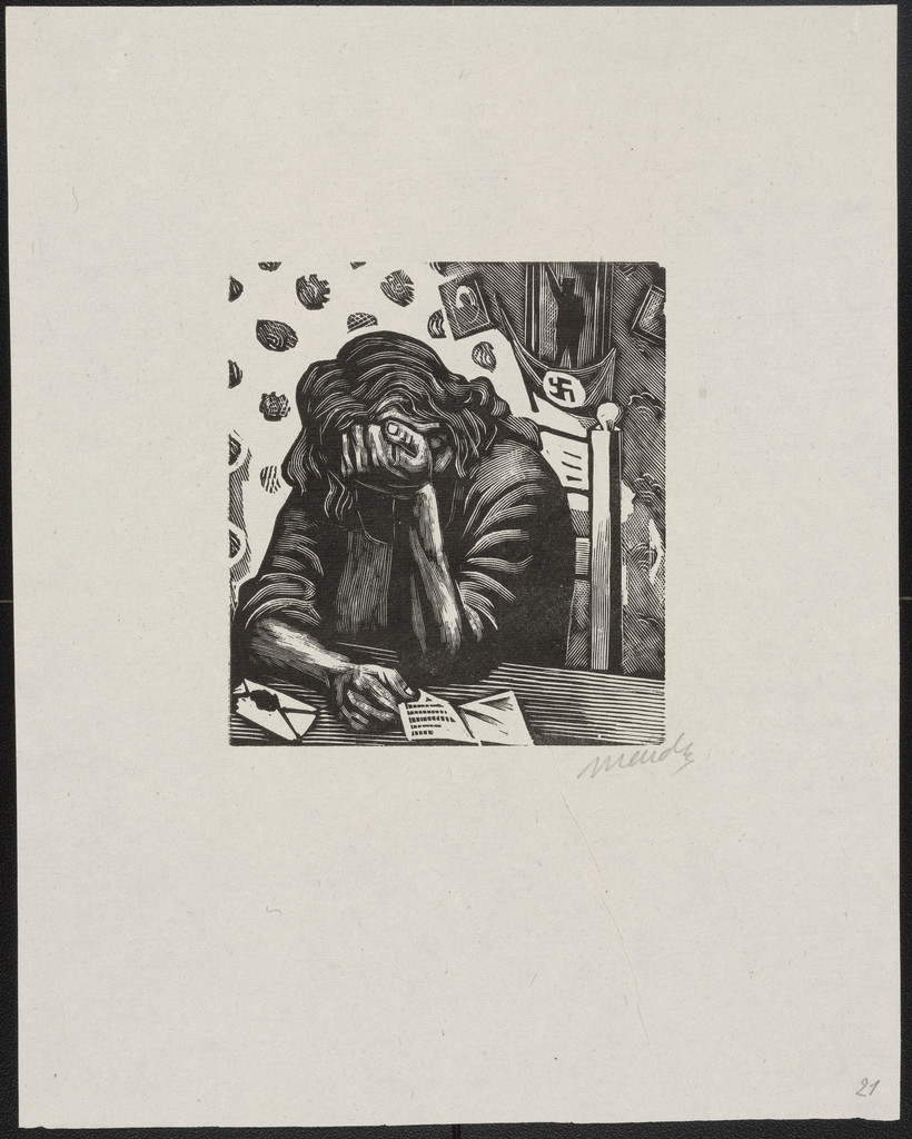 The Letter (La Carta) from the portfolio 25 Prints of Leopoldo Méndez