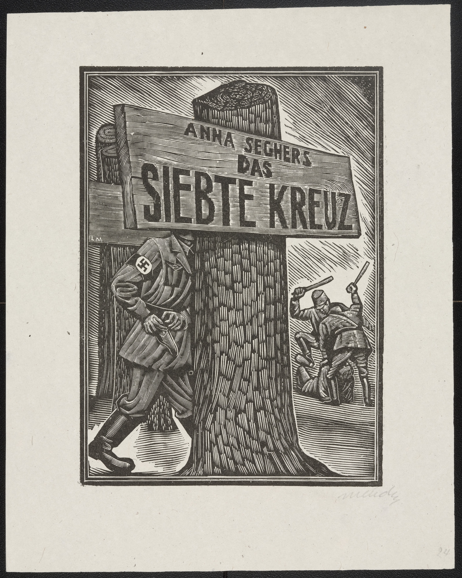 Leopoldo Méndez. Book Cover (Portada de un Libro) from the portfolio 25 Prints of Leopoldo Méndez