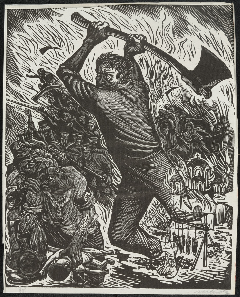 The Peoples' Revenge (La Venganza de los Pueblos) from the portfolio 25 Prints of Leopoldo Méndez