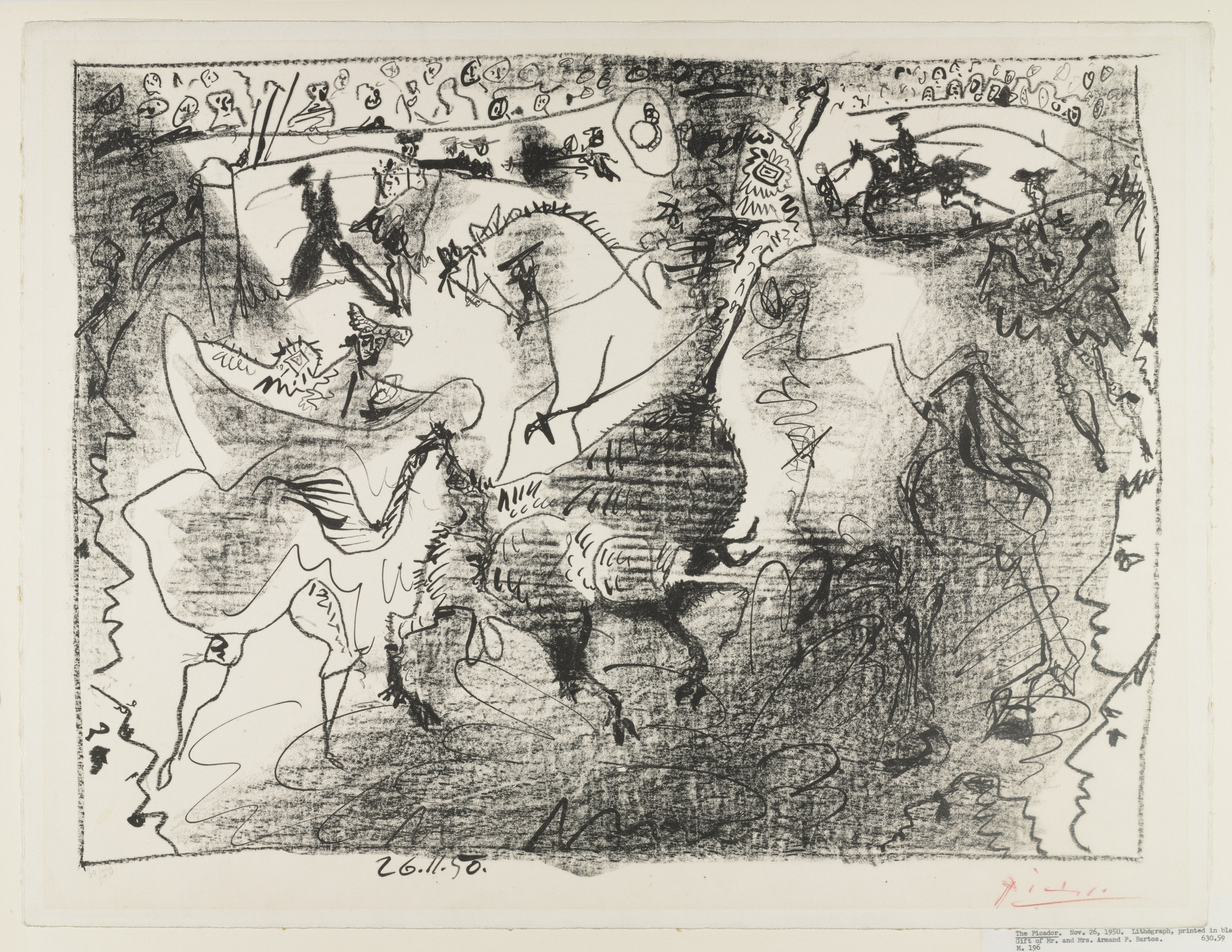 Pablo Picasso. The Pike (La Pique)