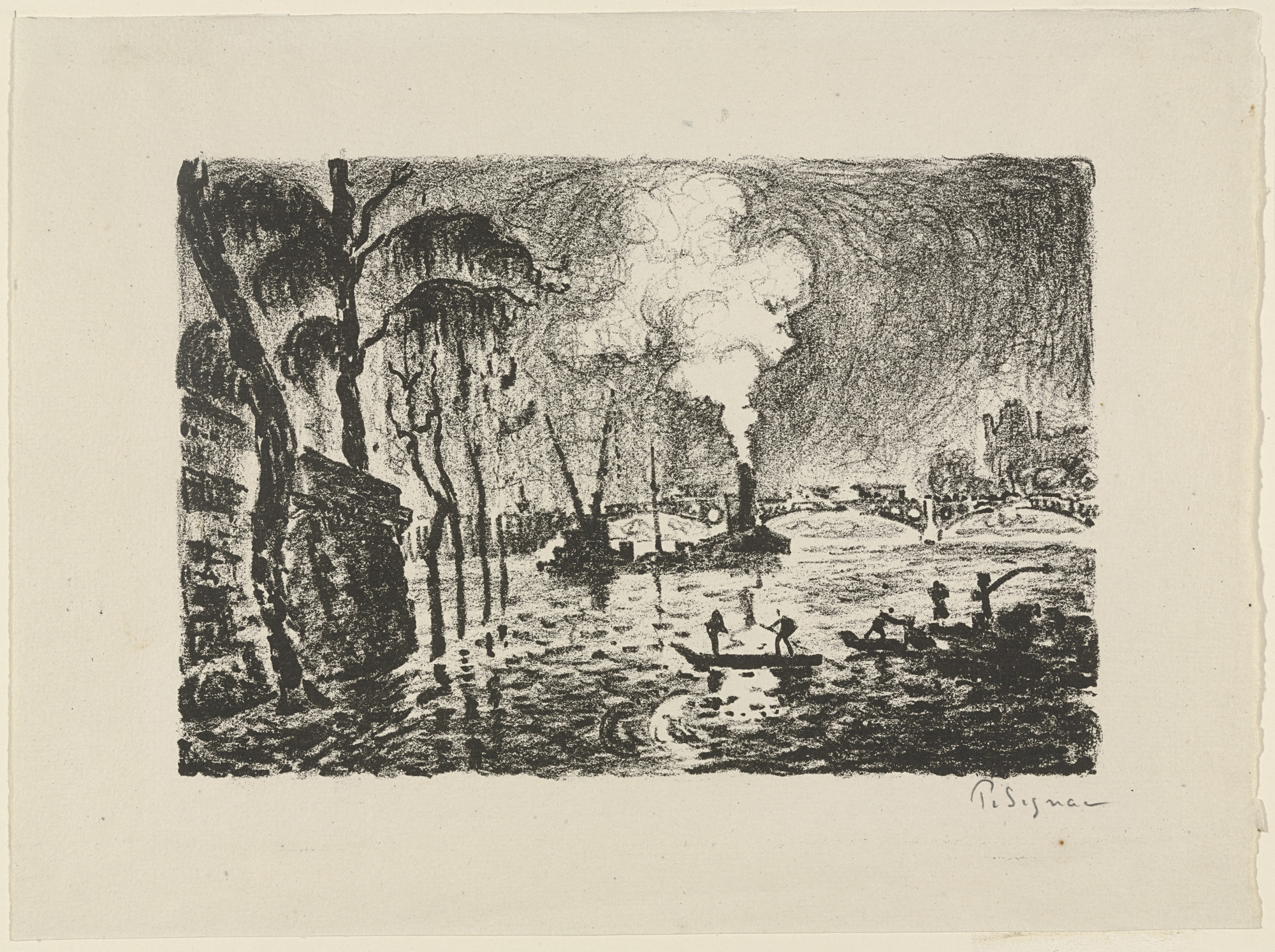 Paul Signac. The Seine Flooding in 1910