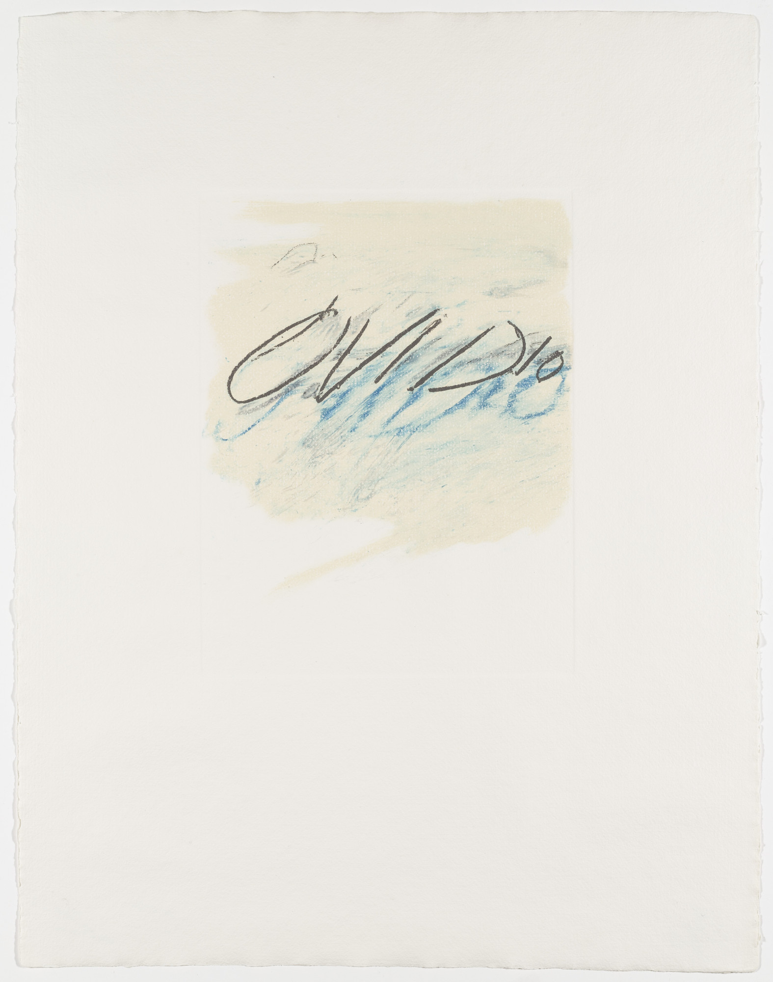 Cy Twombly. Ovidio from the portfolio Six Latin Writers and Poets