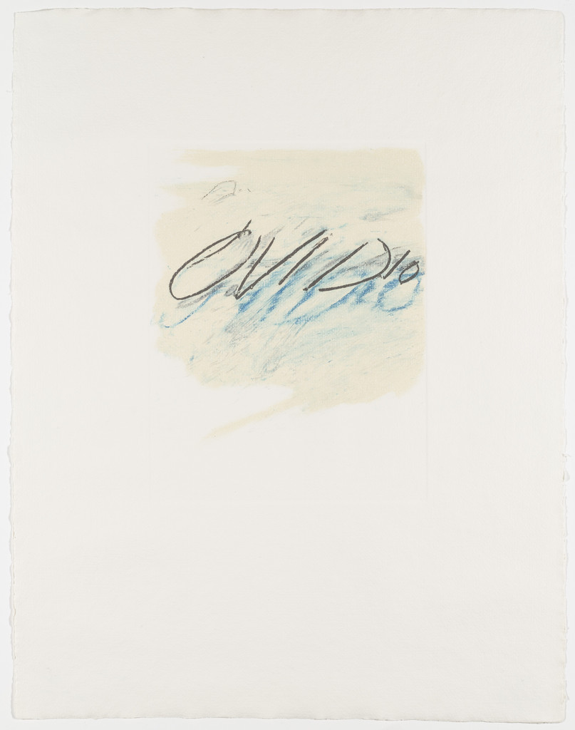 Ovidio from the portfolio Six Latin Writers and Poets, Cy Twombly, 1975-1976