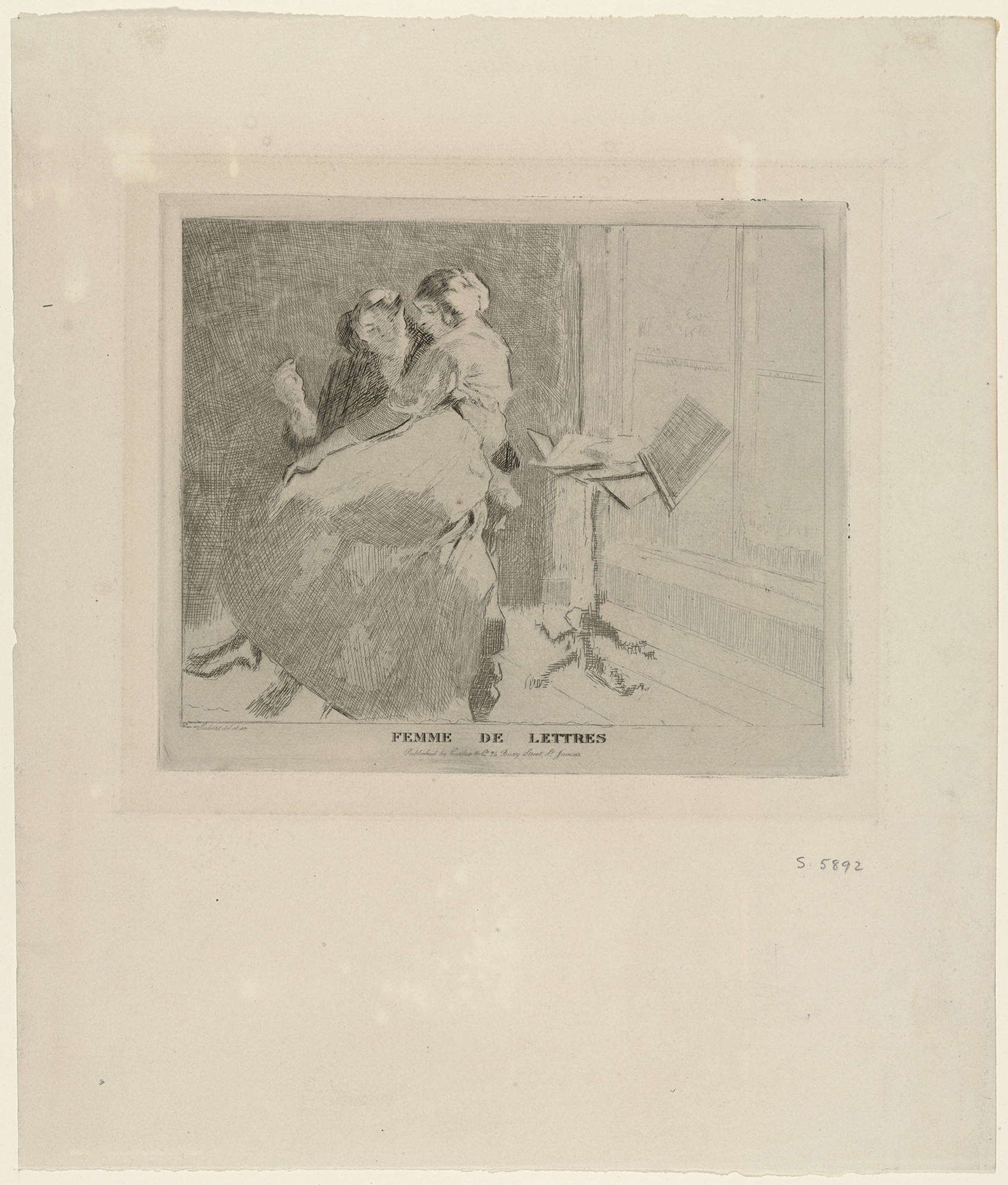Walter Richard Sickert. Femme de lettres