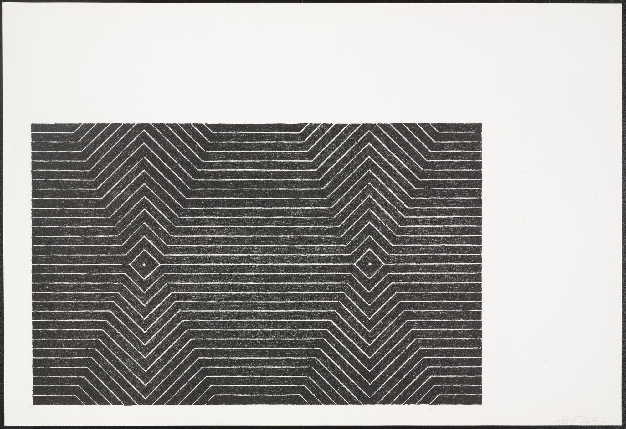 Frank Stella. Gavotte from Black Series II