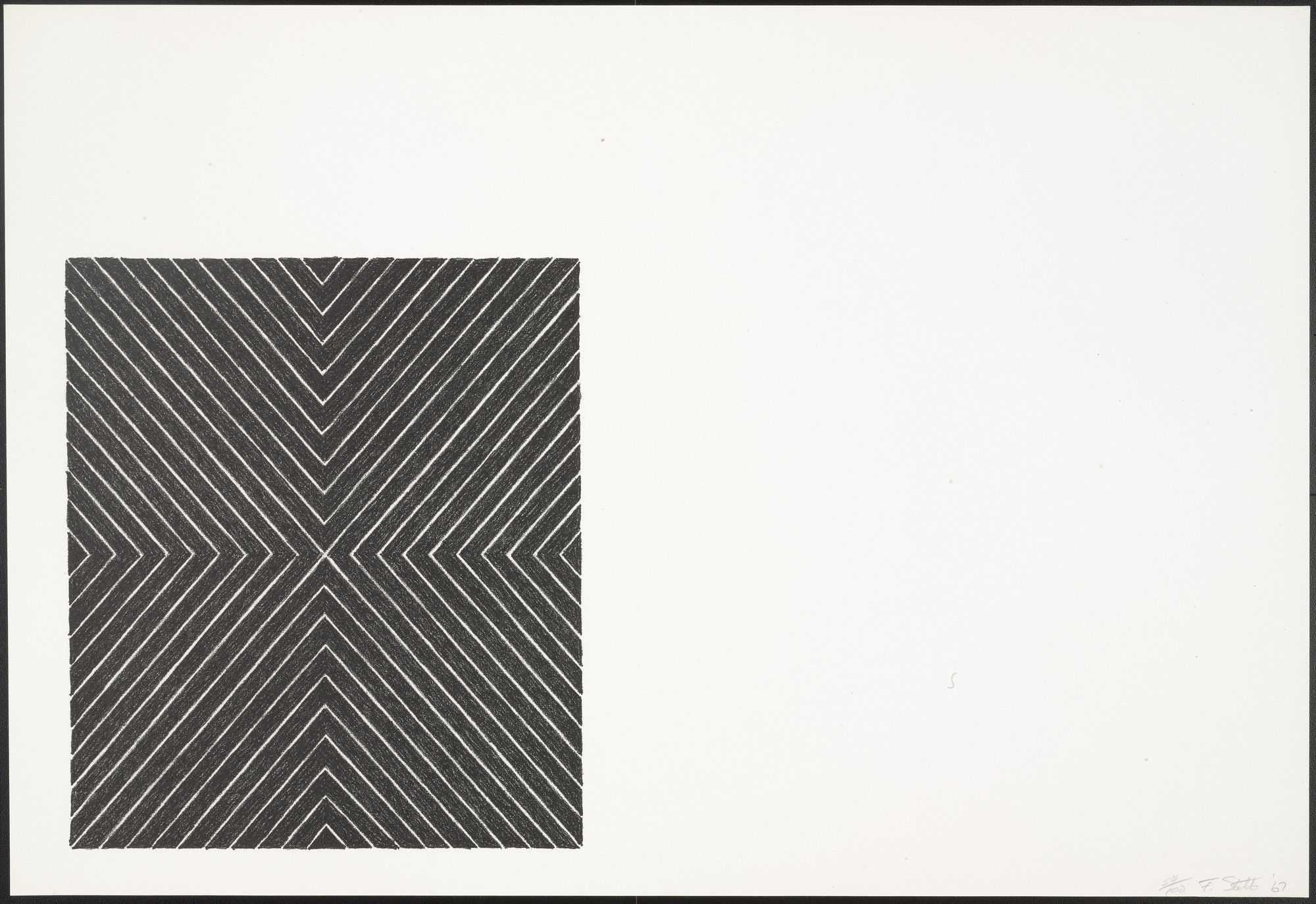 Frank Stella. Zambesi from Black Series II