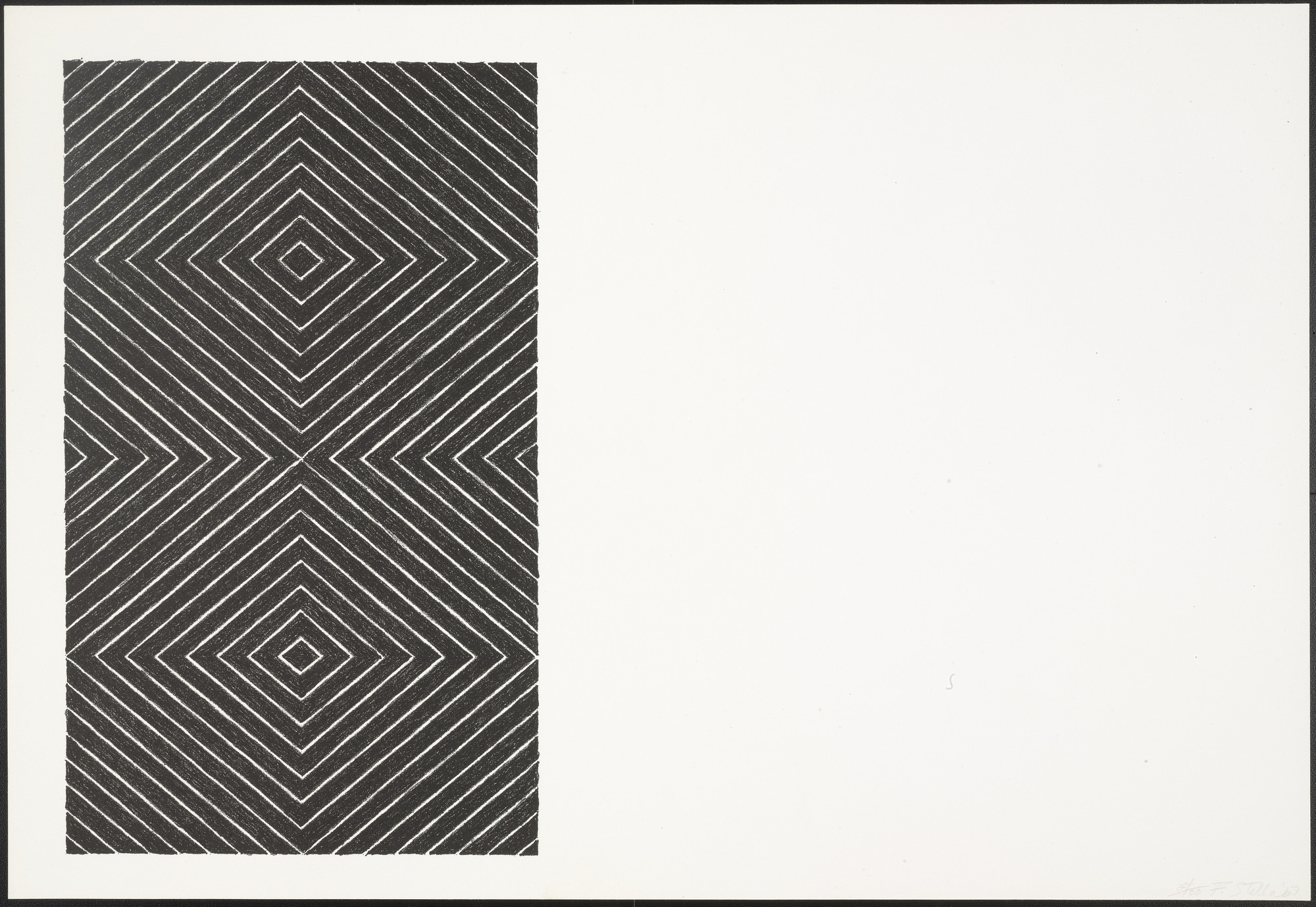 Frank Stella. Tuxedo Park from Black Series II
