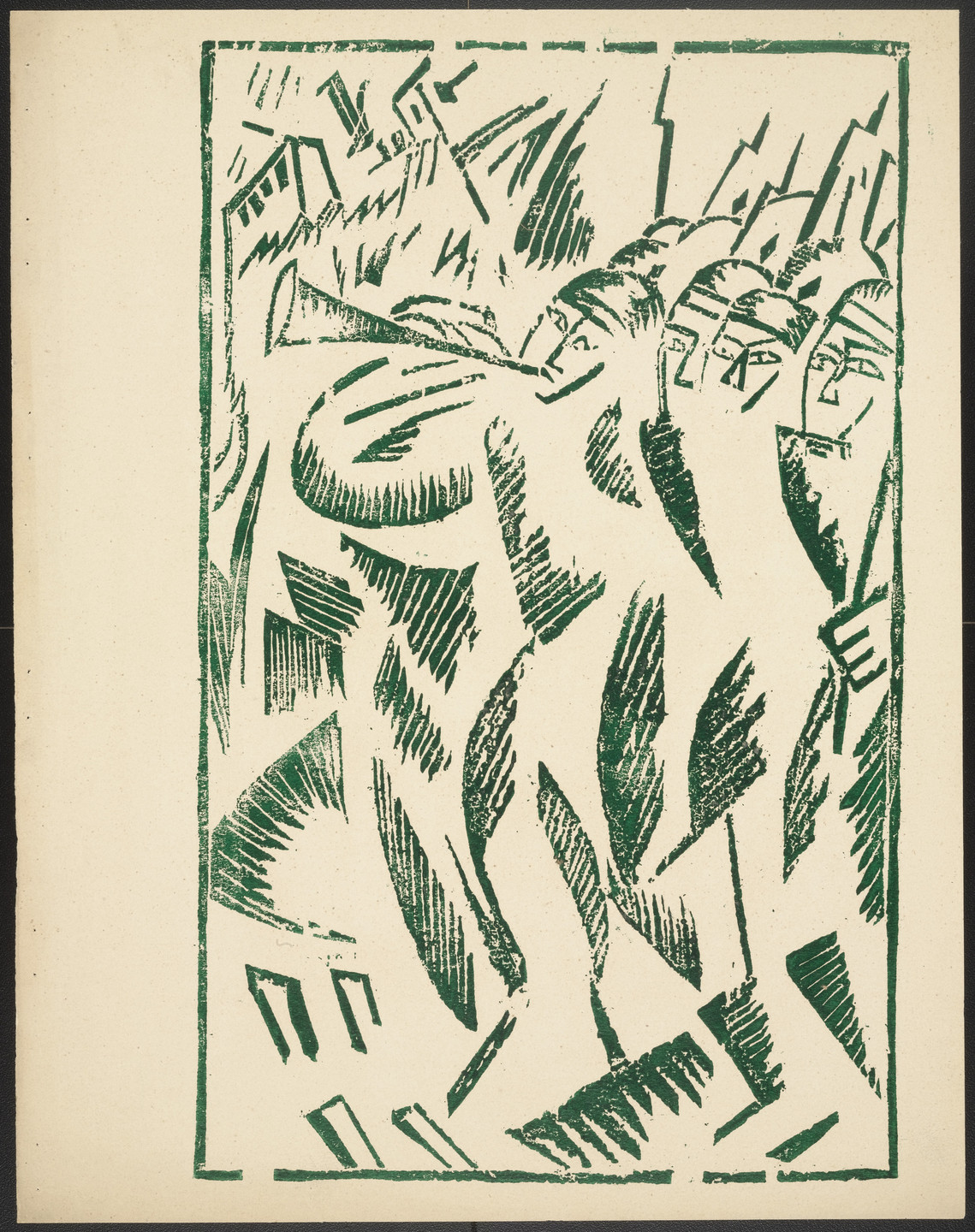 Olga Rozanova. Na smert&#39; (To the Death) from Voina (War). 1915, published 1916