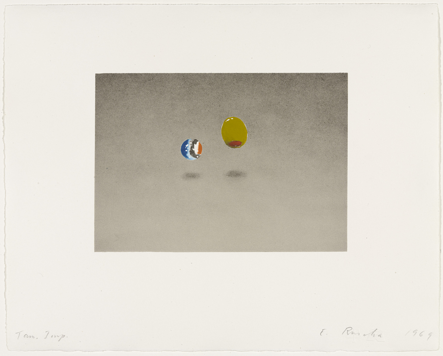 Edward Ruscha. Marble, Olive. 1969