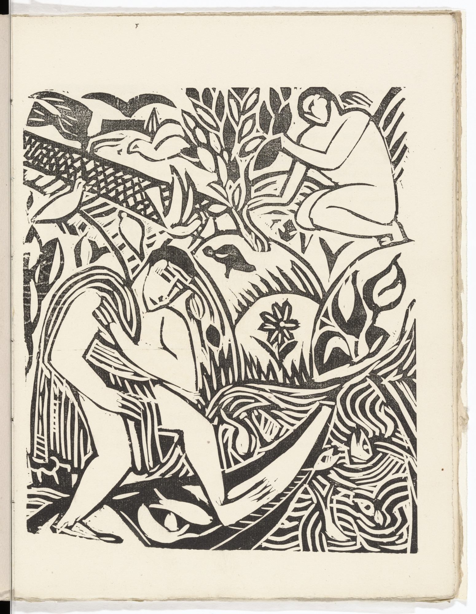 André Derain. Plate (folio 26) from L'Enchanteur pourrissant