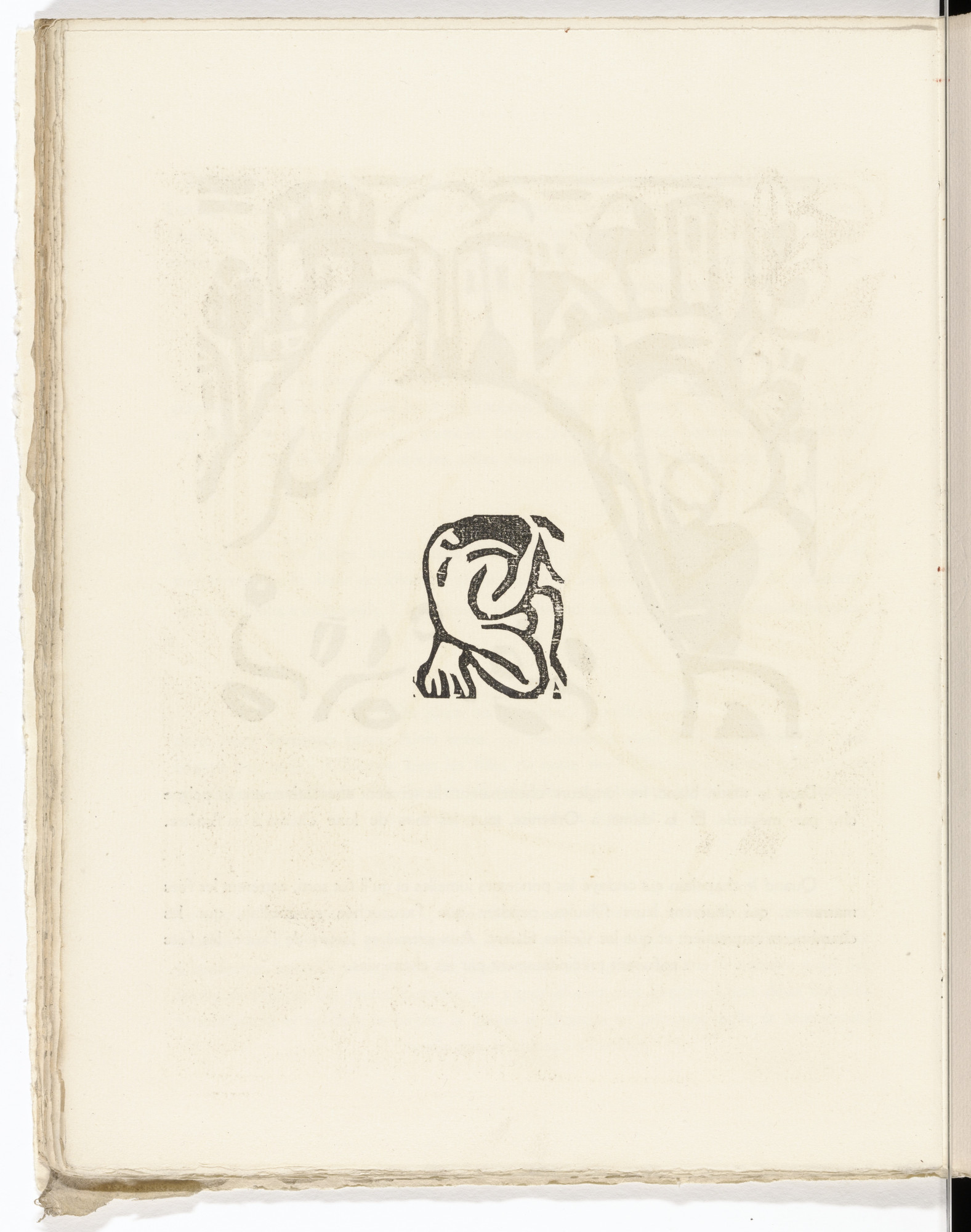André Derain. Vignette (folio 28 verso) from L'Enchanteur pourrissant