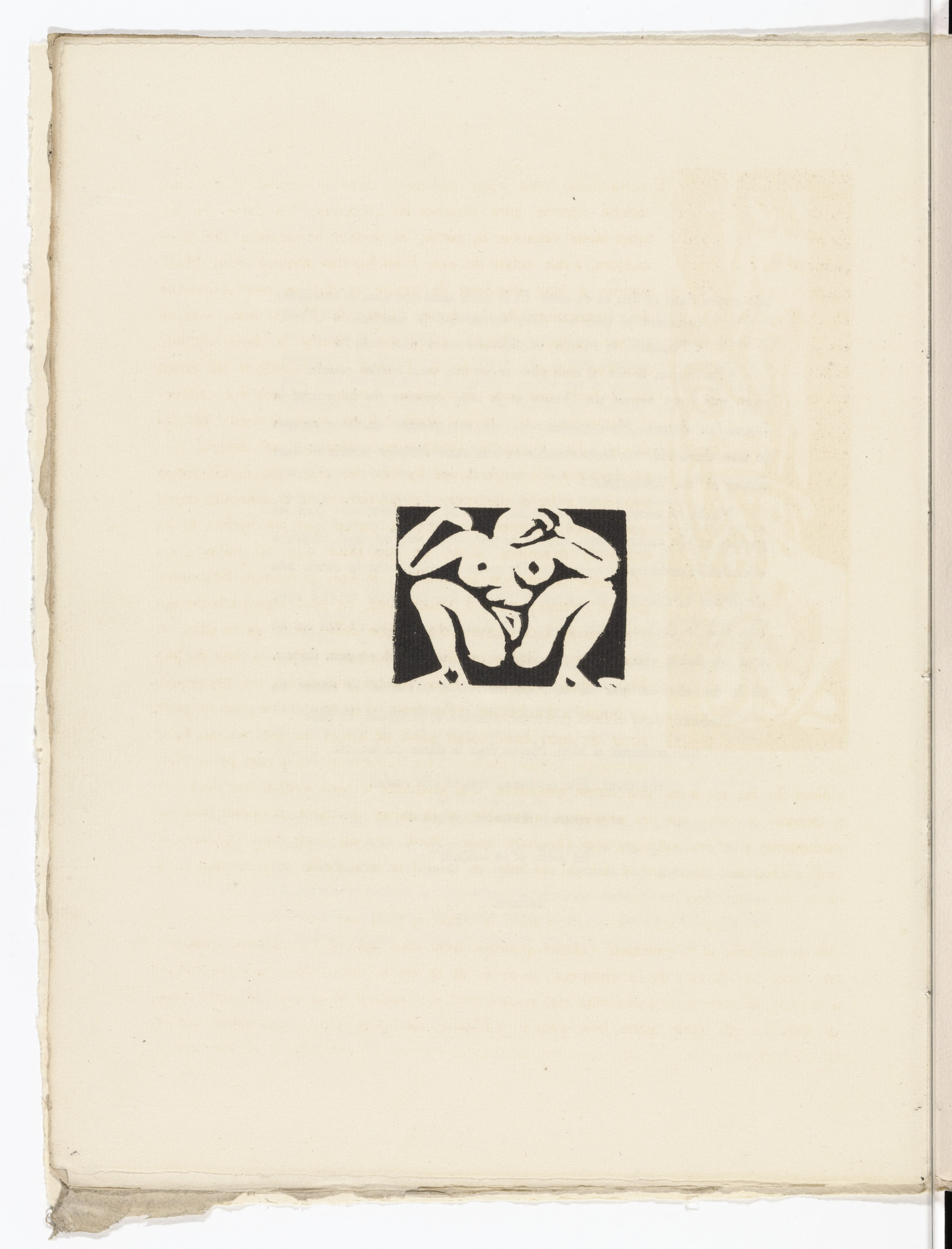 André Derain. Vignette (folio 5 verso) from L'Enchanteur pourrissant