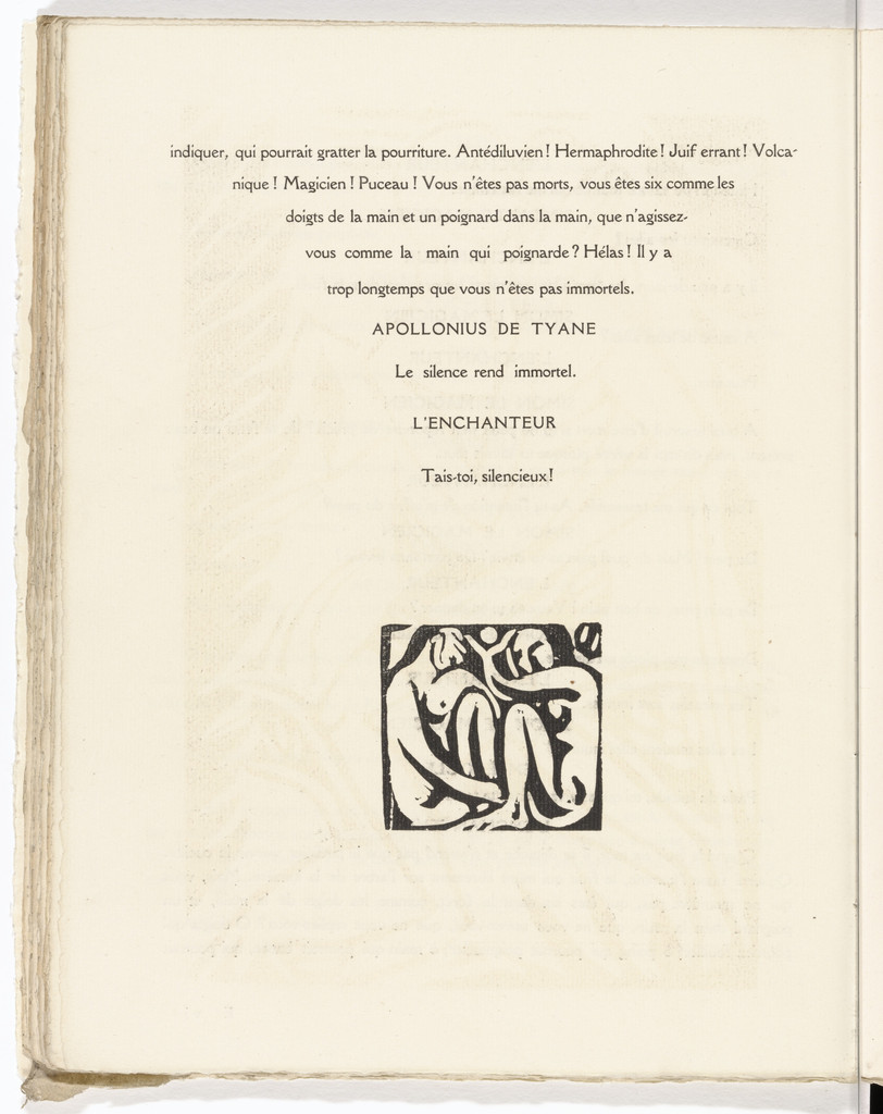 Tailpiece (folio 31 verso) from L'Enchanteur pourrissant