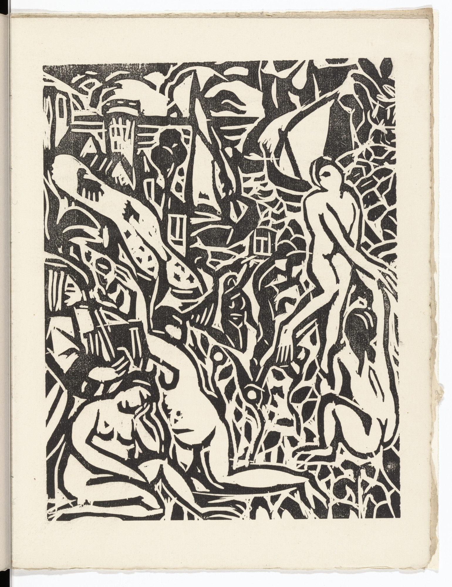 André Derain. Plate (folio 38) from L'Enchanteur pourrissant