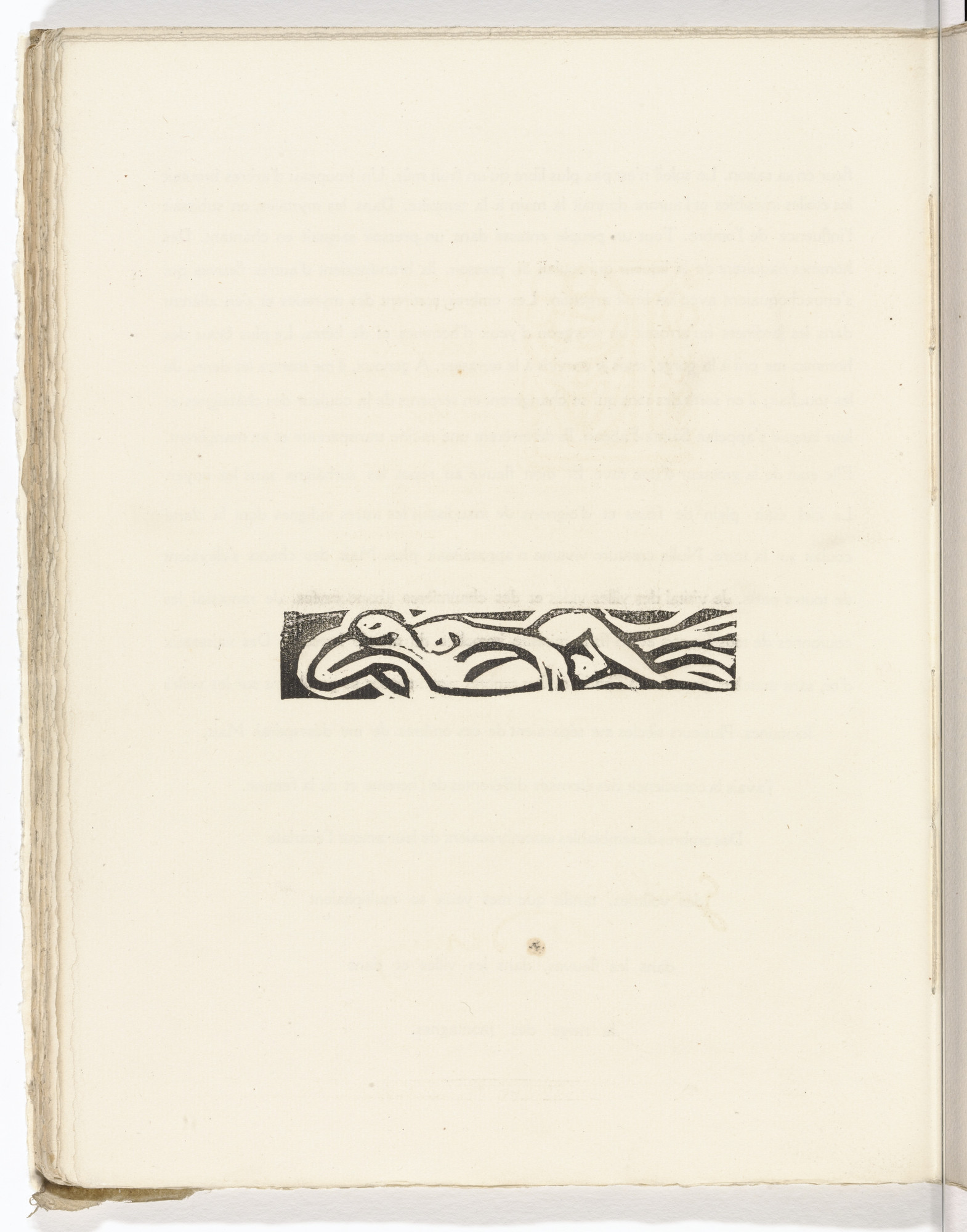 André Derain. Vignette (folio 39 verso) from L'Enchanteur pourrissant