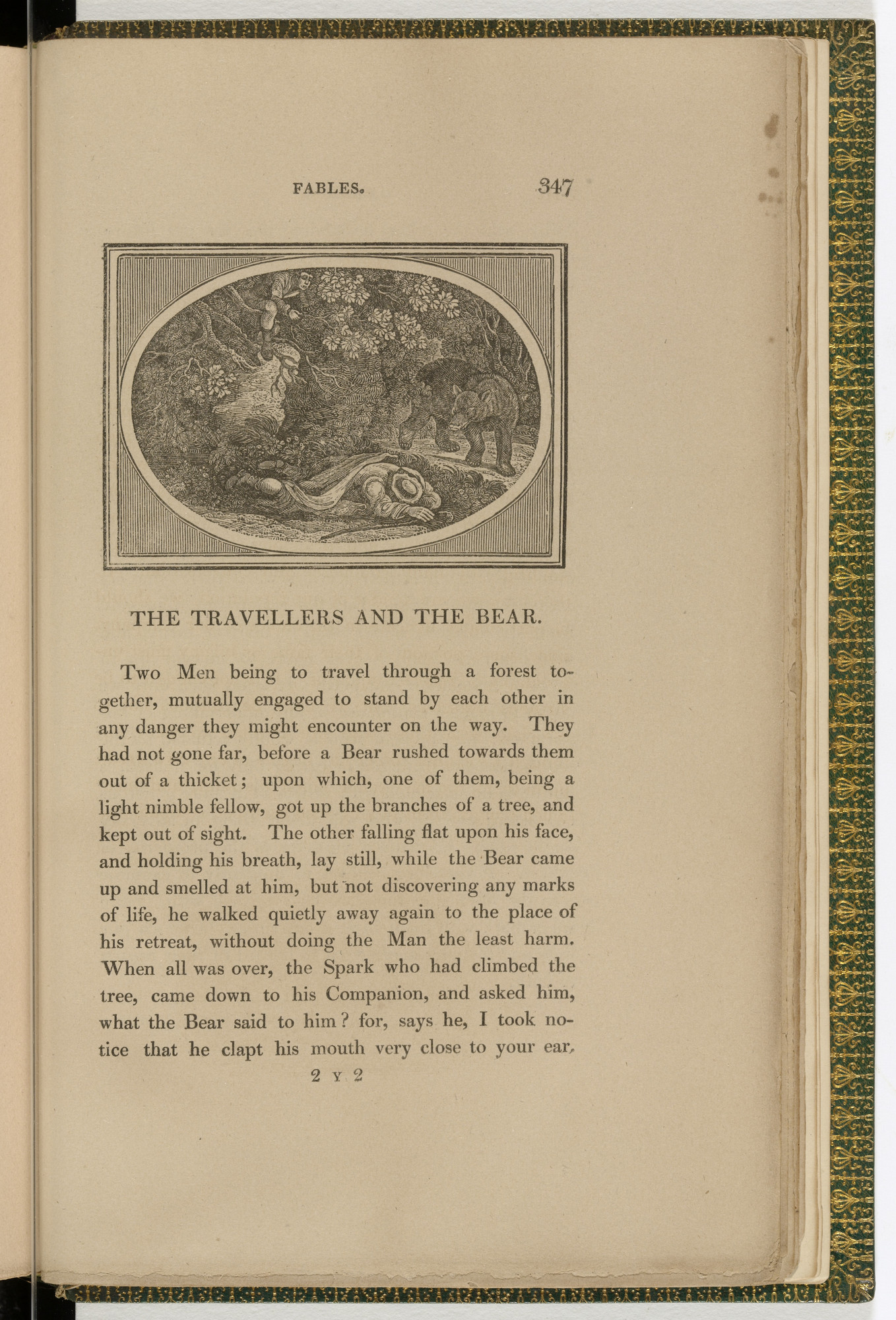 Thomas Bewick. Headpiece (page 347) from The Fables of Aesop