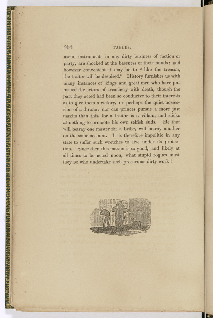 Tailpiece (page 364) from The Fables of Aesop