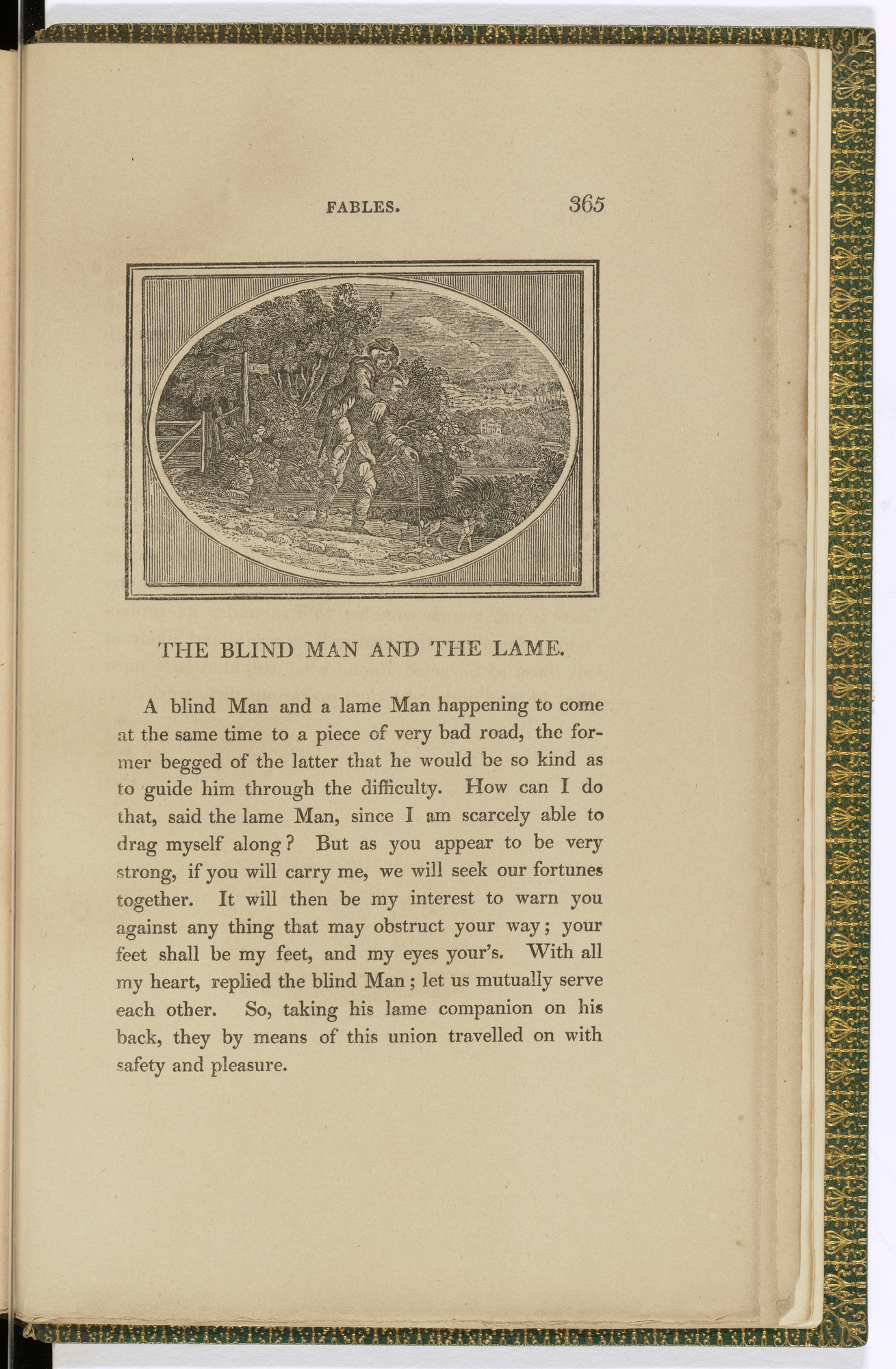 Thomas Bewick. Headpiece (page 365) from The Fables of Aesop