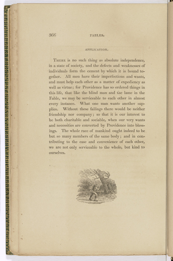 Tailpiece (page 366) from The Fables of Aesop