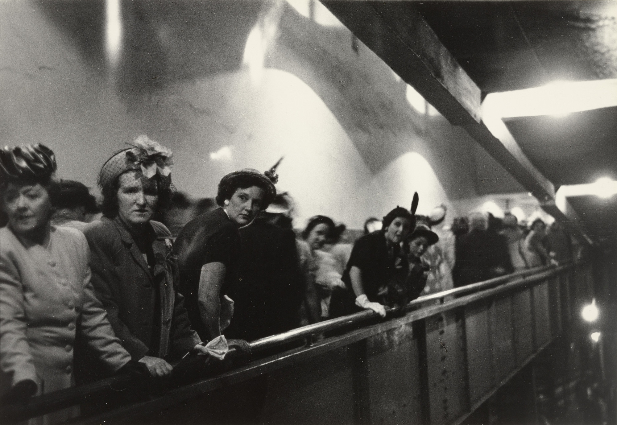 Dan Weiner. Escalator, Grand Central Station, New York. 1953