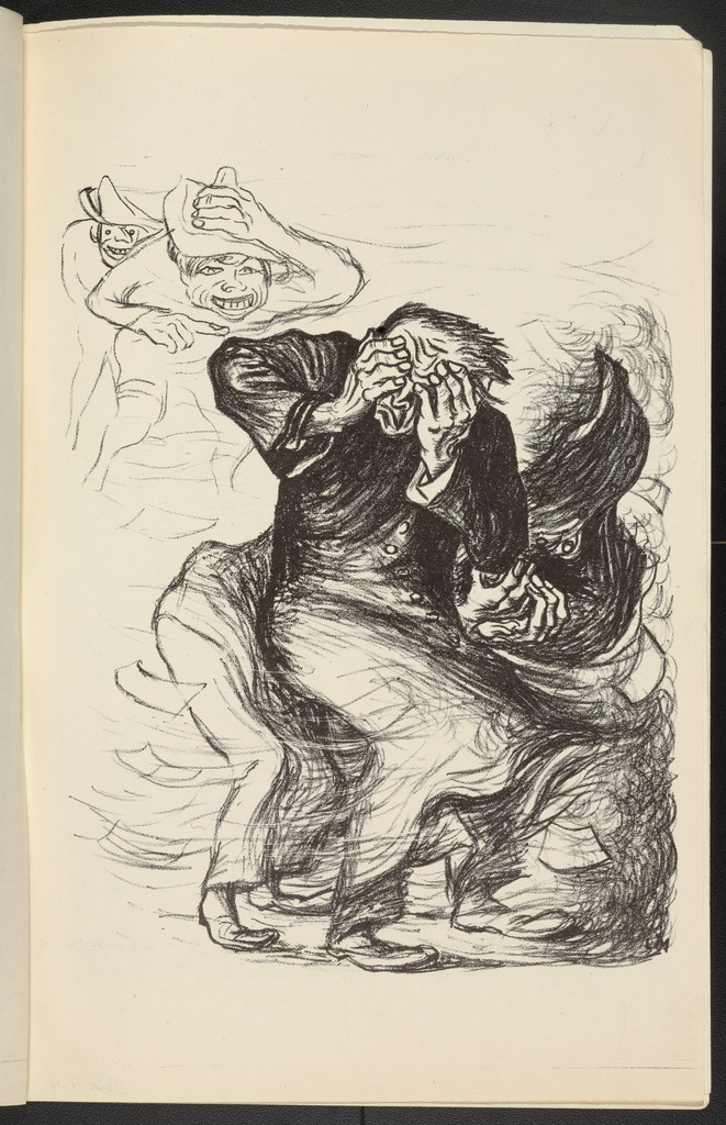 "Matanza de Campesinos y Maestros en San Felipe Torres Mochas, Gto" from the illustrated book En Nombre De Cristo... Han Asesinado más de 200 Maestros: 7 Litografias de Leopoldo Méndez (In the Name of Christ...More than 200 Teachers Have Been Murdered: 7 Lithographs by Leopoldo Méndez)
