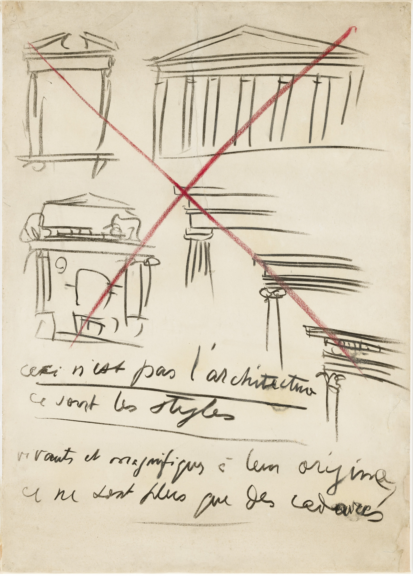 Le Corbusier (Charles-Édouard Jeanneret). Ceci n'est pas l