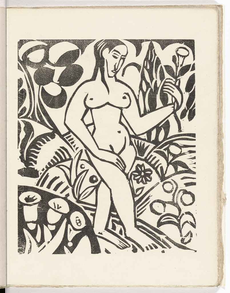 Plate (folio 11) from L'Enchanteur pourrissant, André Derain, 1909
