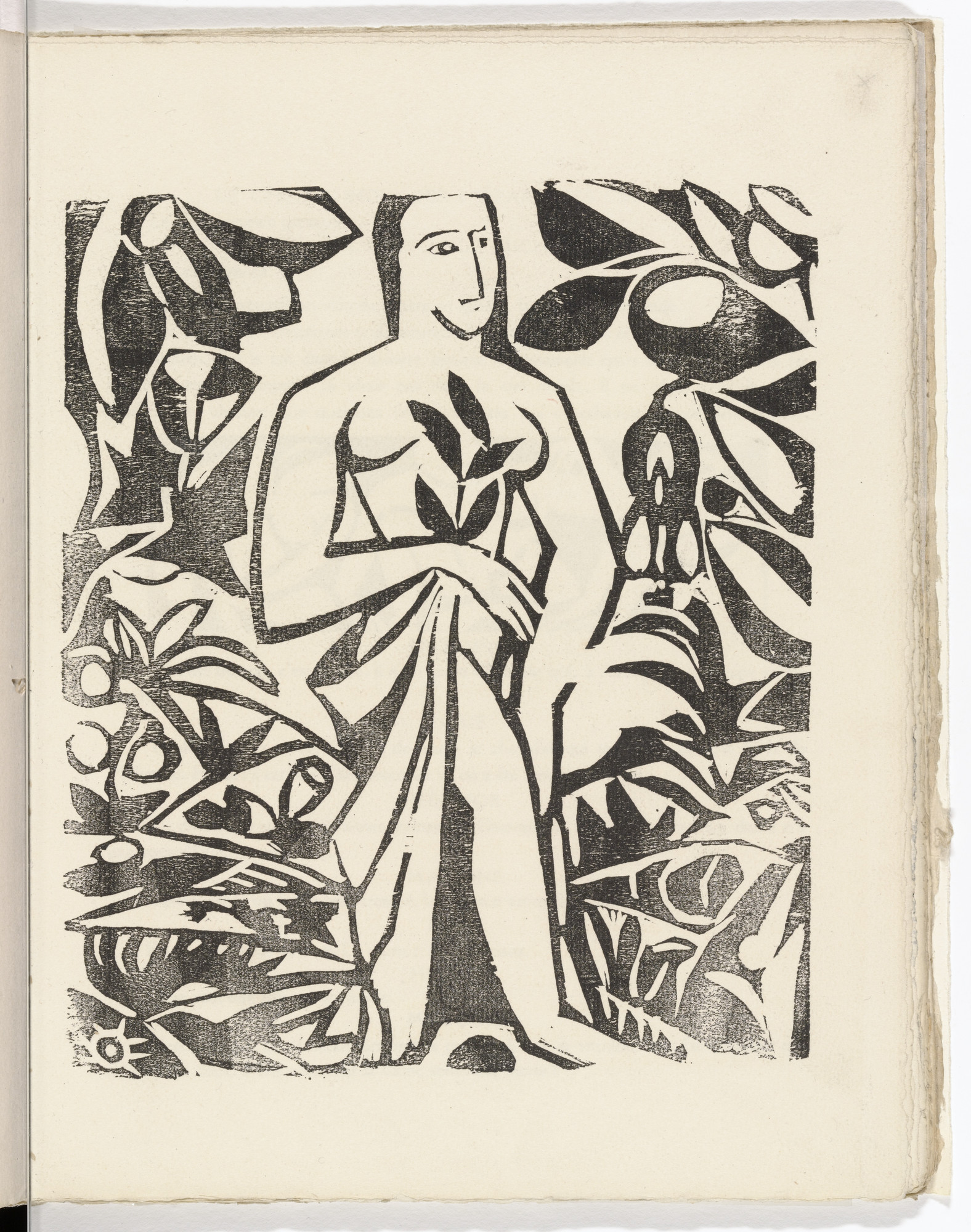 André Derain. Plate (folio 17) from L'Enchanteur pourrissant