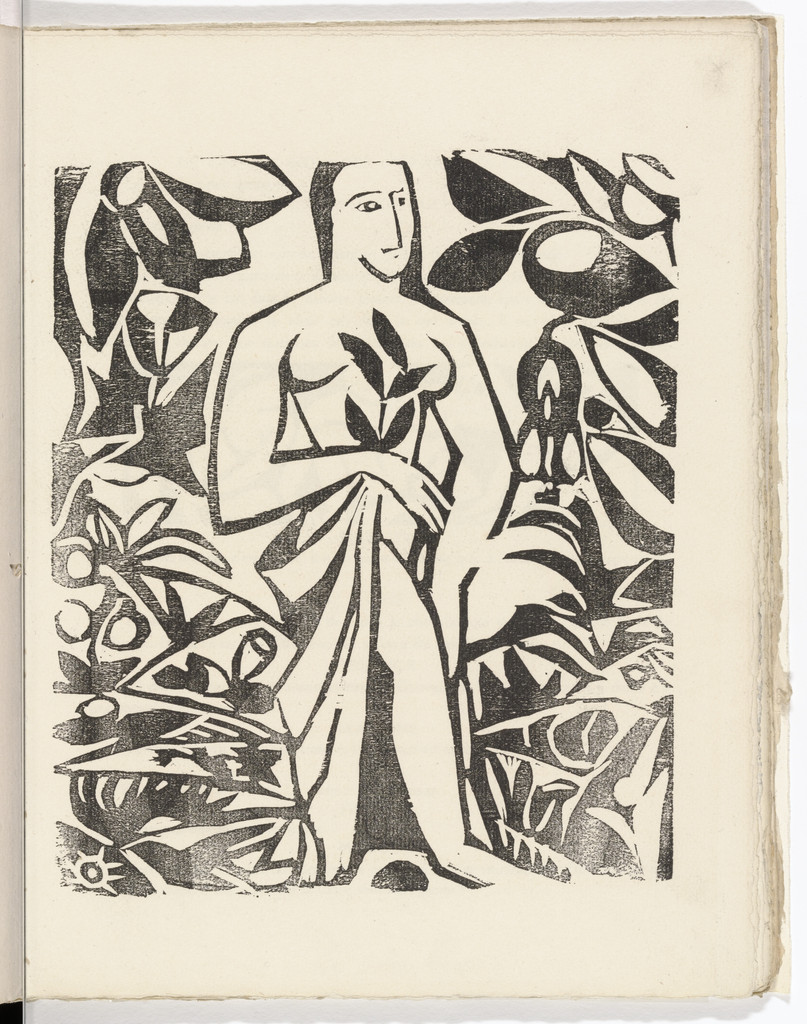 Plate (folio 17) from L'Enchanteur pourrissant, André Derain, 1909