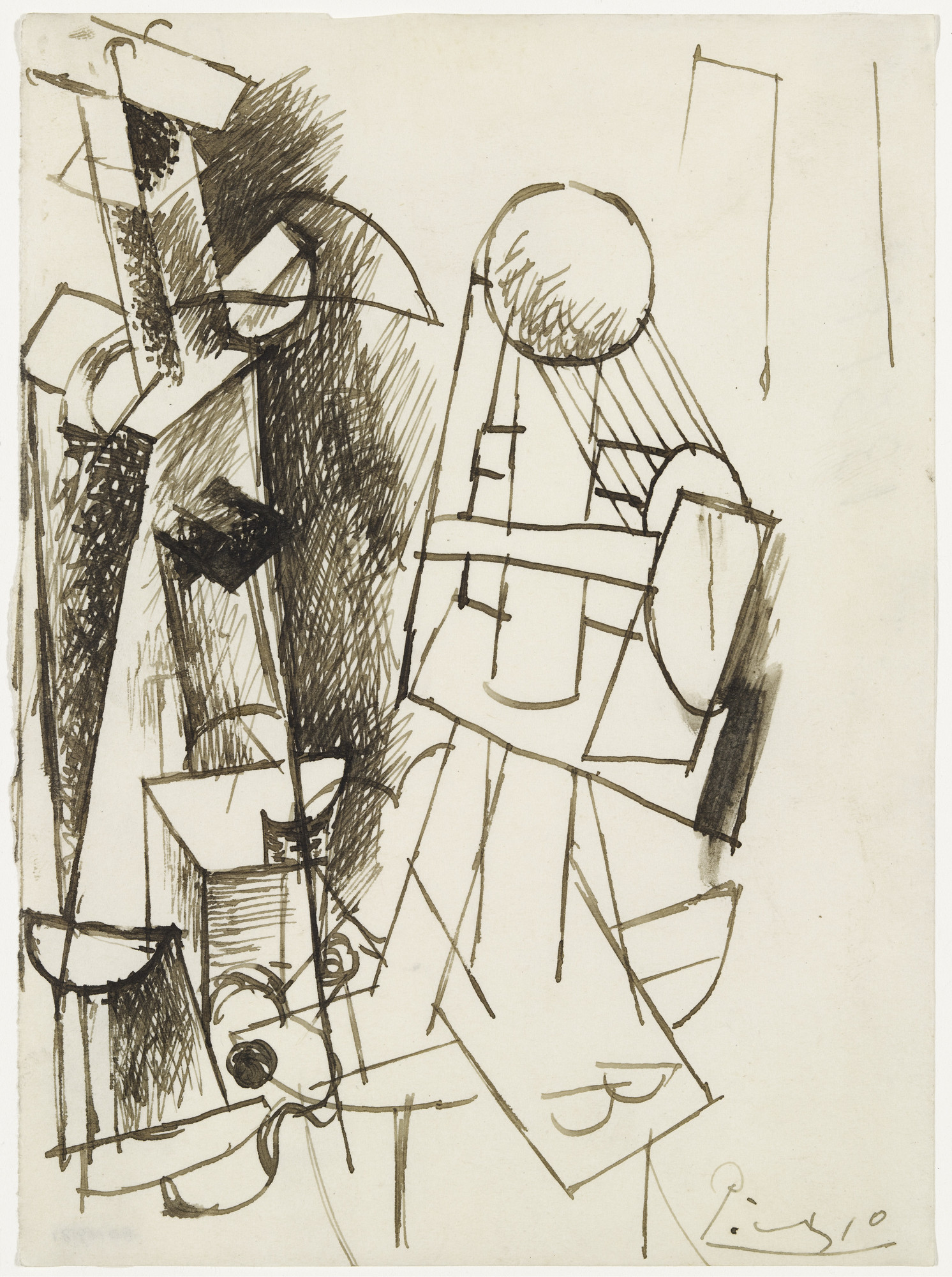 Pablo Picasso. Study for a Construction