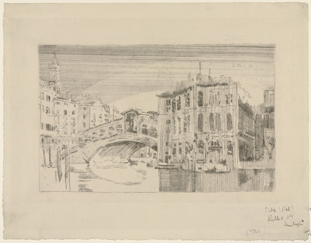 The Rialto and the Palazzo Camerlenghi