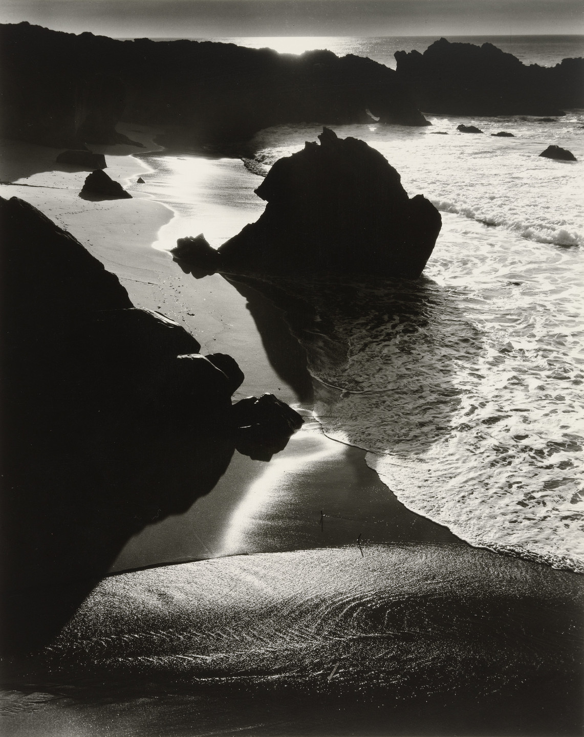 Brett Weston. Garrapata Beach, California. 1954