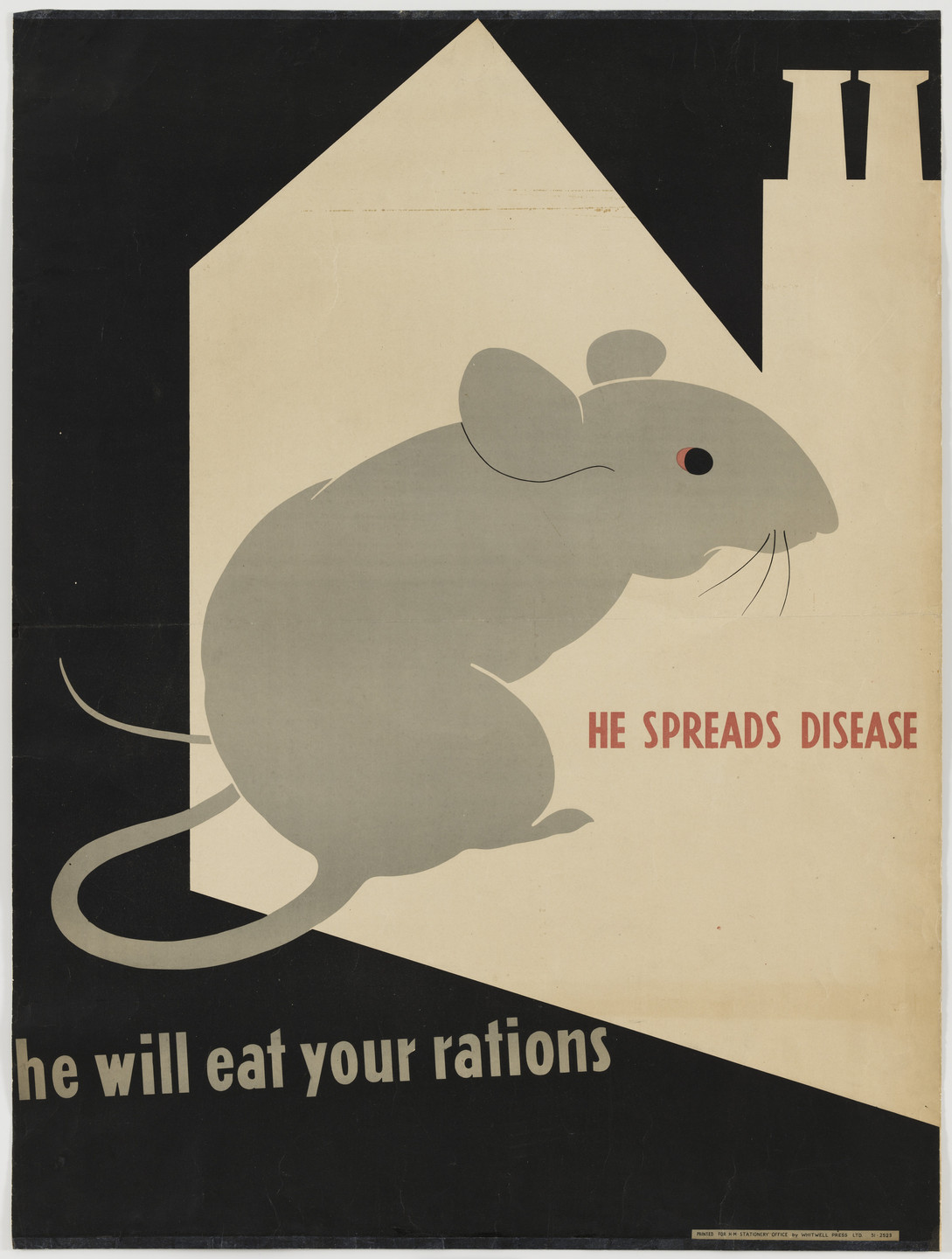 Herbert Tomlinson. He Spreads Disease. c.1941