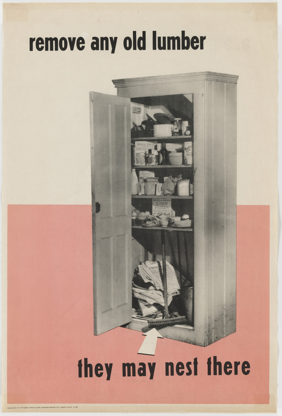 Herbert Tomlinson. Remove Old Lumber. c.1941