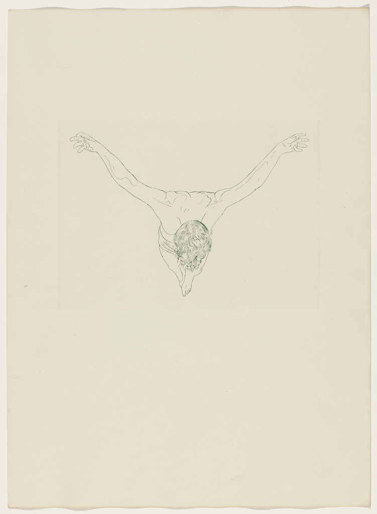 Plate (supplementary suite) from Manifeste Mystique (Mystic Manifesto) by Salvador Dalí
