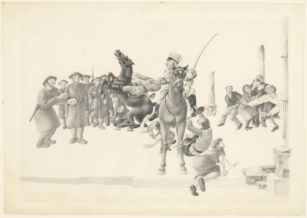 Insurrection (Study for The Eternal City)