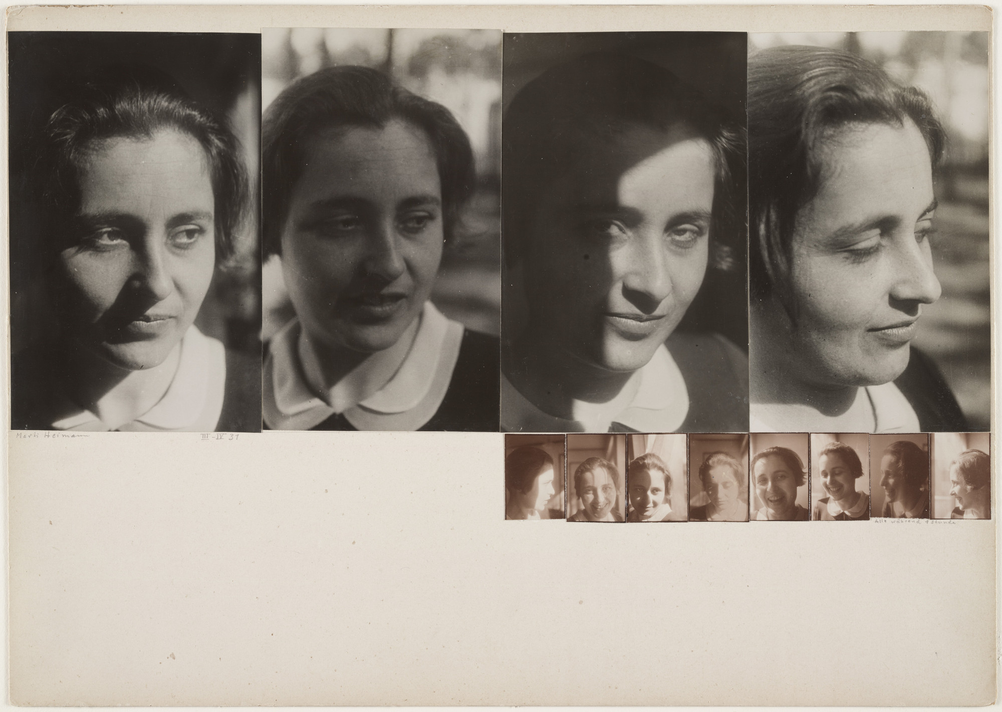 Josef Albers. Marli Heimann, All During an Hour. March or April 1931/1932