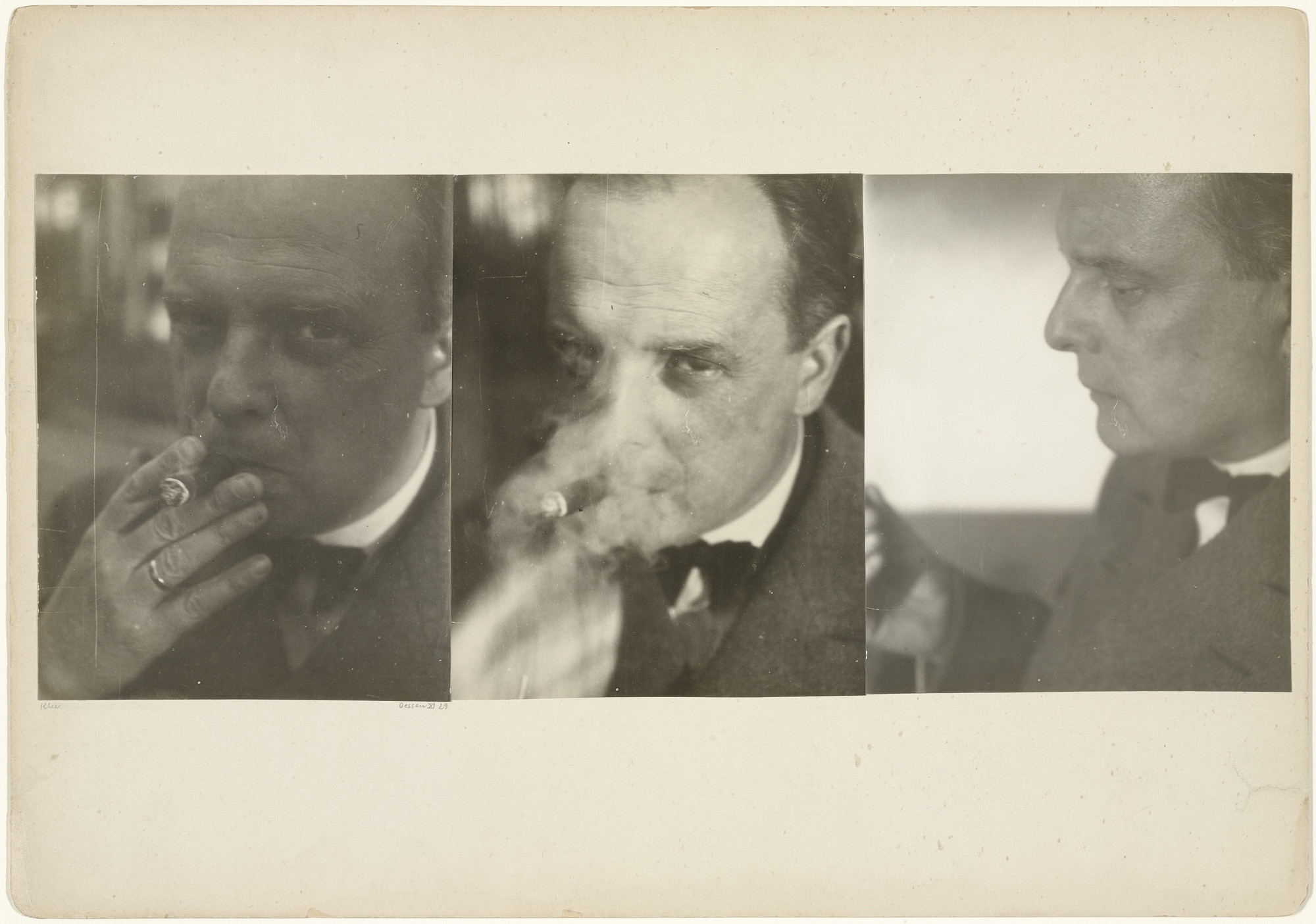 Josef Albers. Paul Klee, Dessau. November 1929/1932