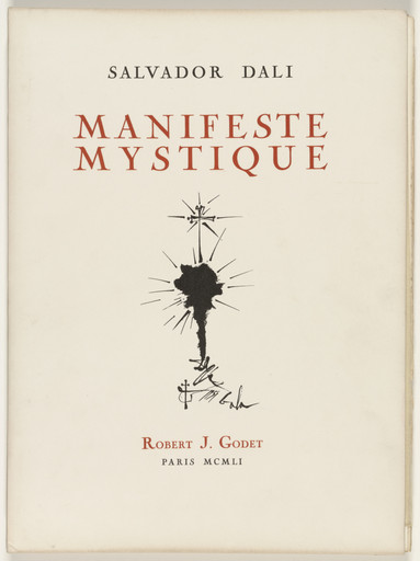 Salvador Dalí. Manifeste Mystique (Mystic Manifesto). 1951