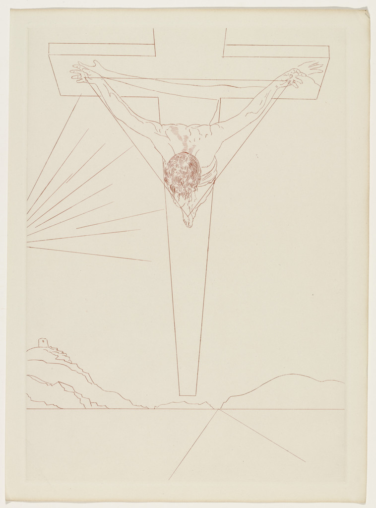 Plate (supplementary suite) from Manifeste Mystique (Mystic Manifesto) by Salvador Dalí
