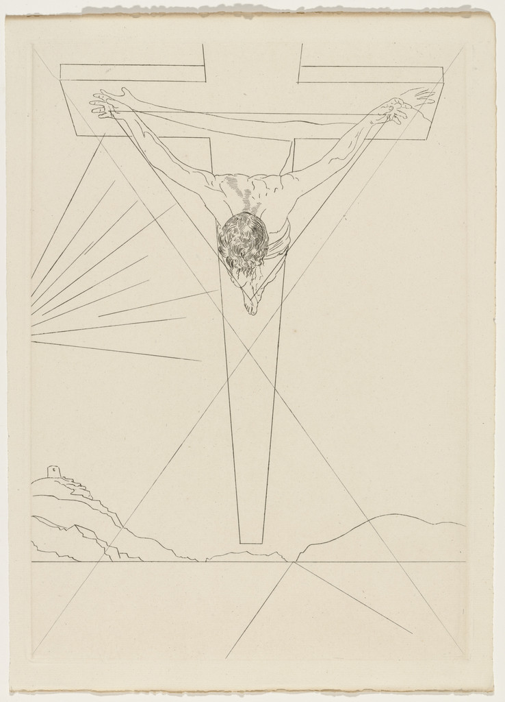 Plate (supplementary suite) from Manifeste Mystique (Mystic Manifesto) by Salvador Dalí