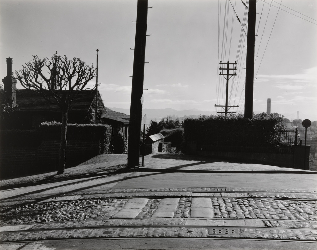 Car Tracks and Telegraph Poles, San Francisco