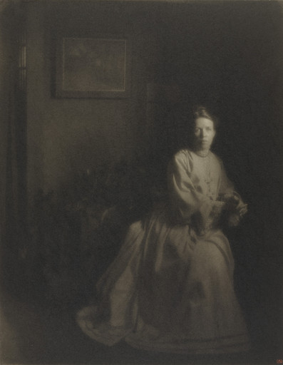 Clarence H. White. Mrs. Clarence H. White. 1907