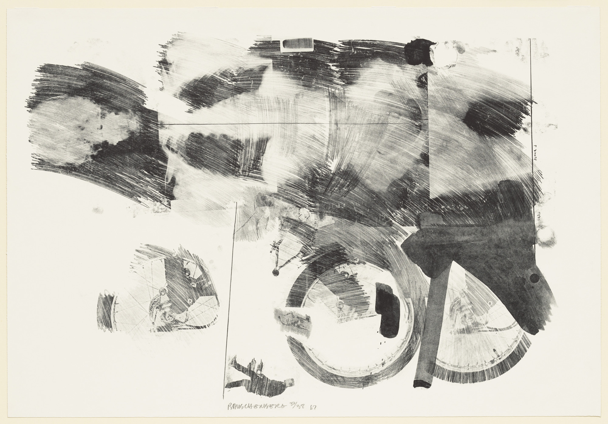 Robert Rauschenberg. Test Stone #7 ( Torso ) from Booster and 7