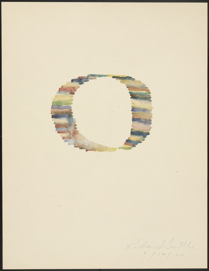 I from Stacked Color Drawings, 1971