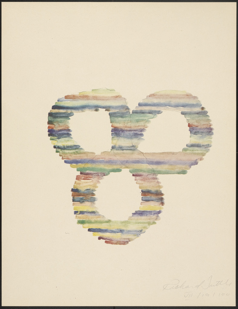 VII from Stacked Color Drawings, 1971