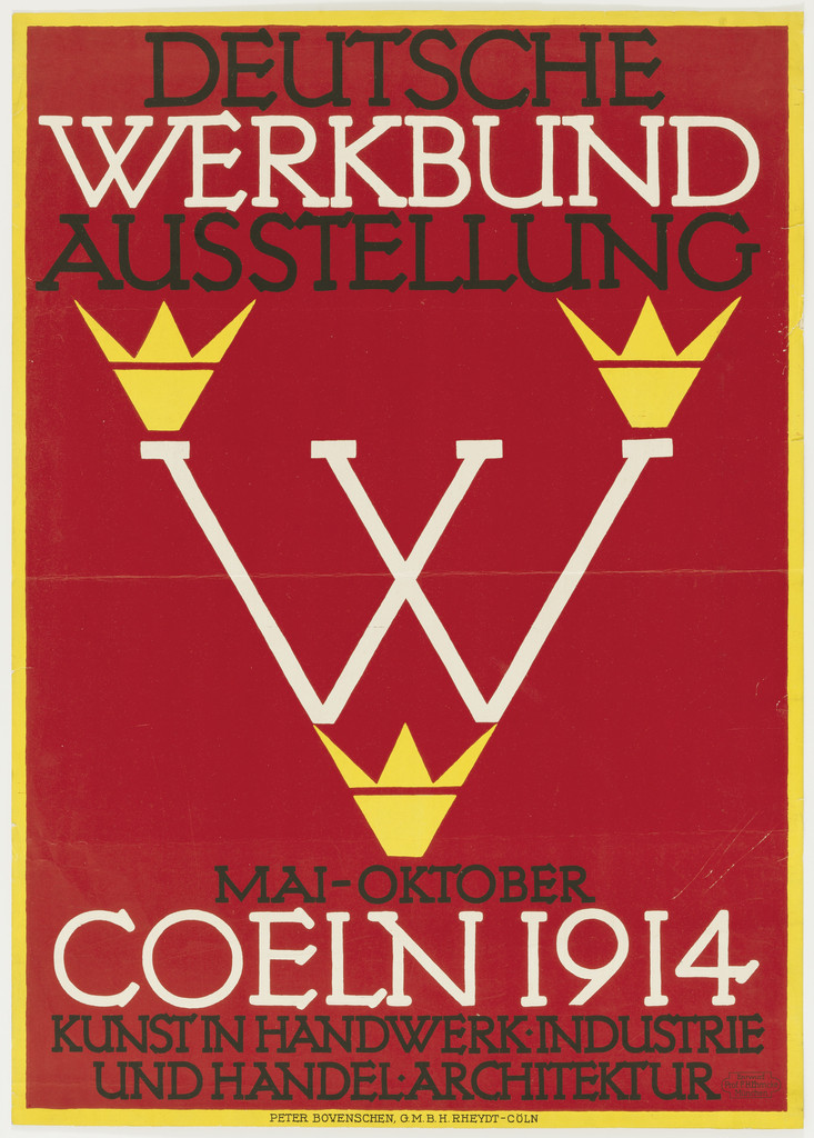 Deutsche Werkbund Ausstellung, Coeln (Poster for an exhibition)
